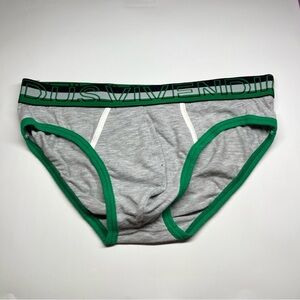 Gray and Green Men's Briefs